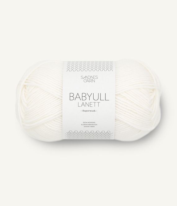 Hovedbilde Babyull Lanett 1001 True White